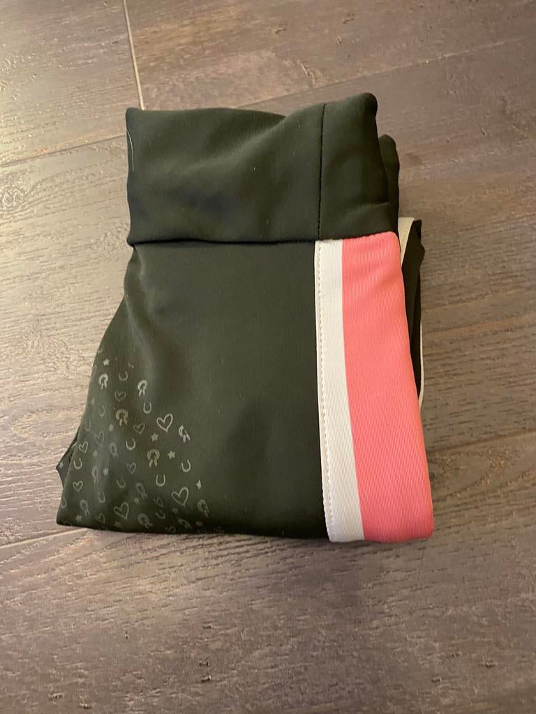 Groene paardenpraattv broek, Dieren en Toebehoren, Paardrijkleding, Gebruikt, Kinderen, Overige soorten, Onderkleding