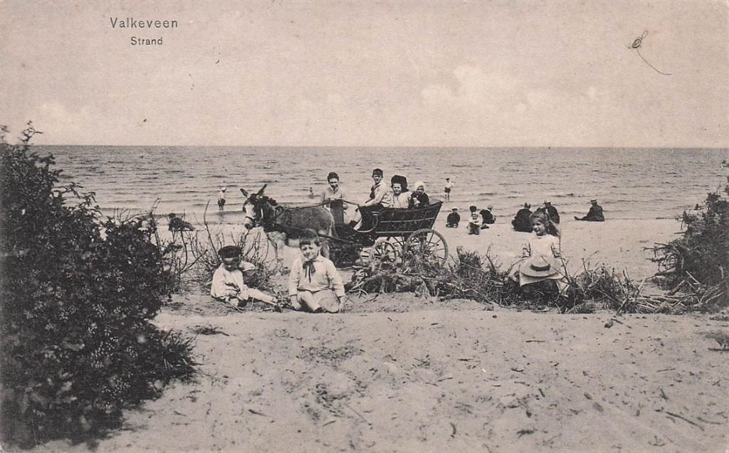 703-314-037 Valkeveen Strand, Verzenden, Voor 1920, Noord-Holland