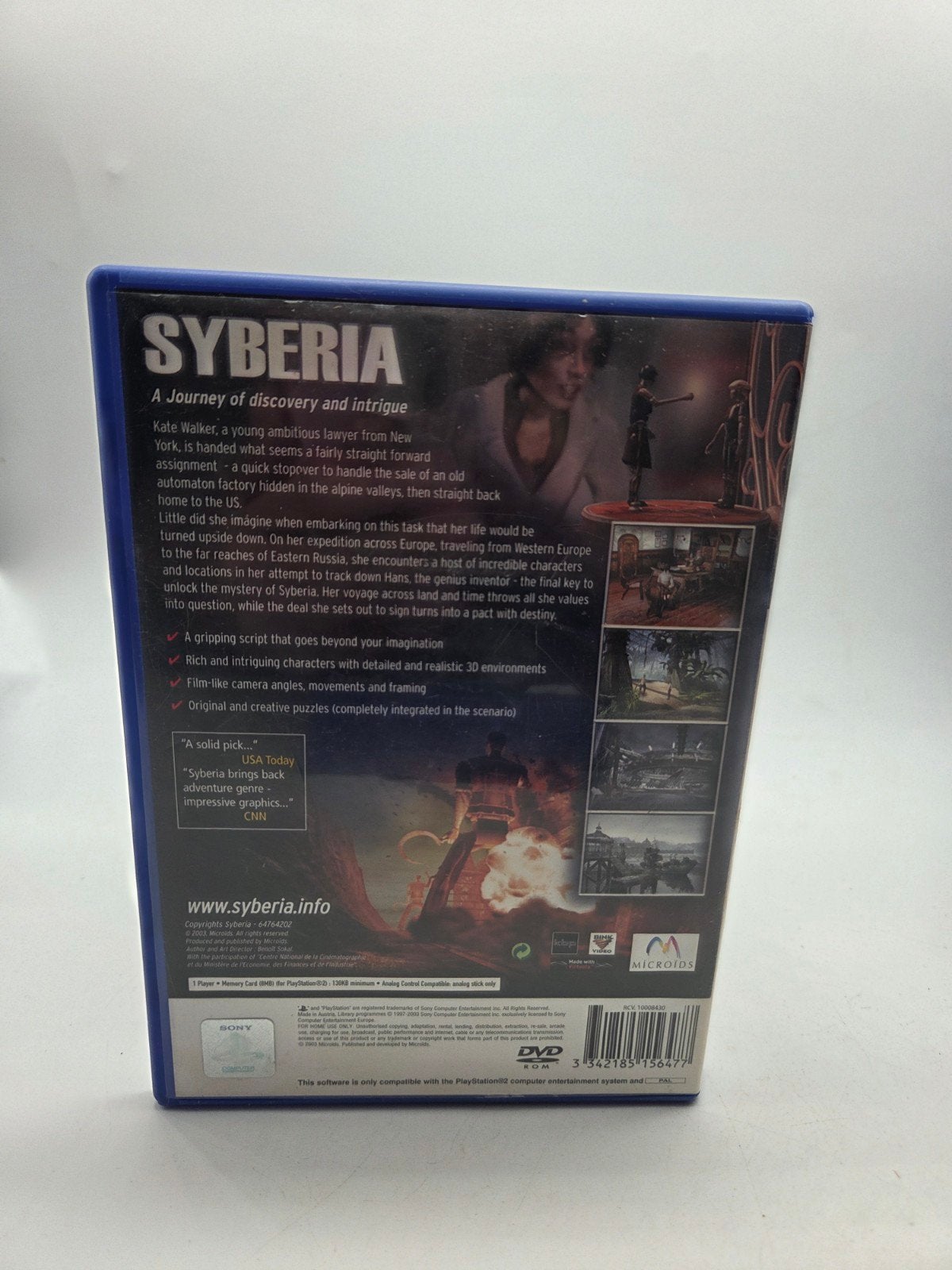 Syberia - PlayStation 2 (PS2) Avontuur Game, Avontuur en Actie, Gebruikt, Microids, Ophalen of Verzenden