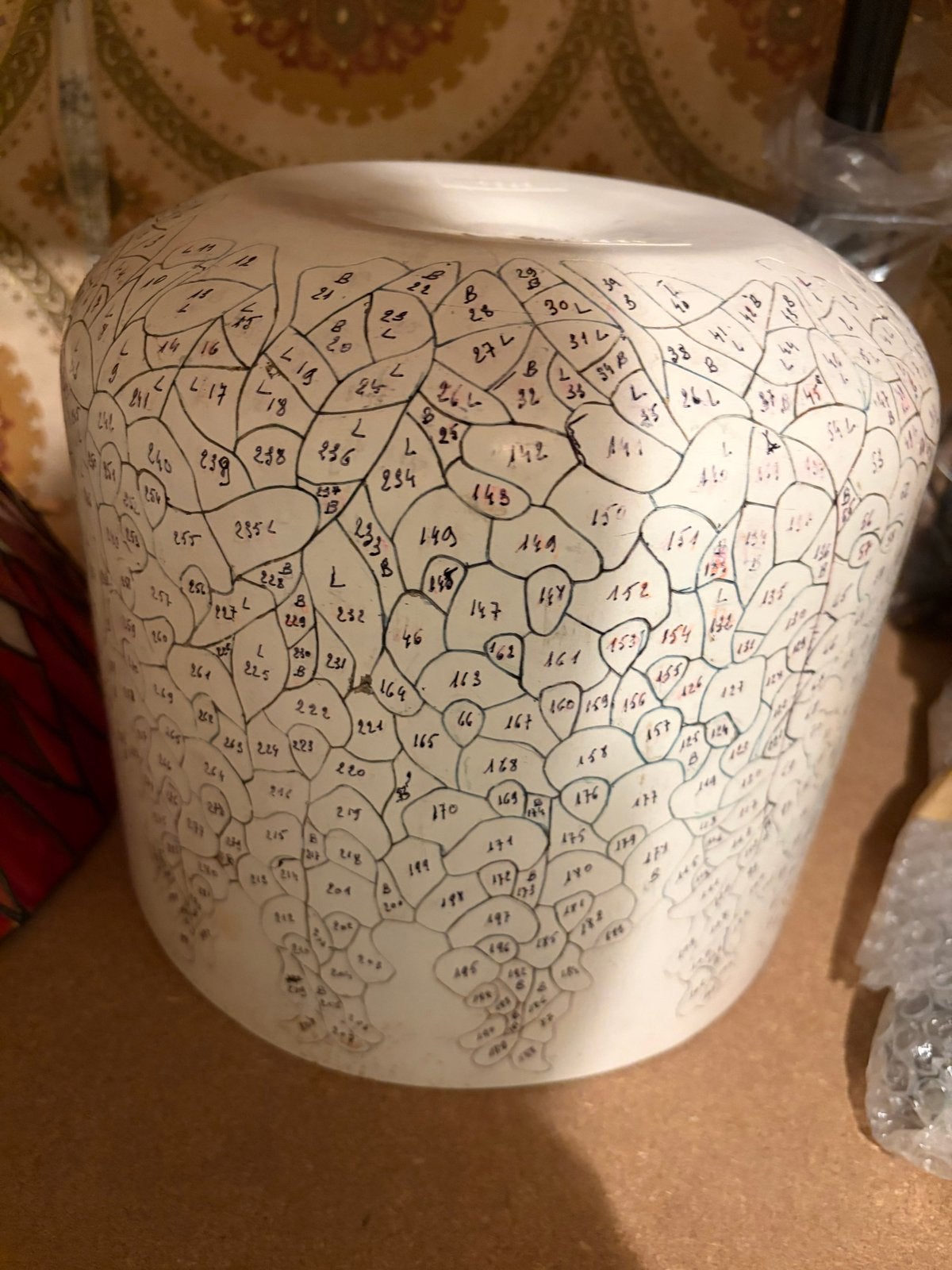 Originele Odyssey Tiffany lampmal voor glas-in-lood, Ophalen of Verzenden