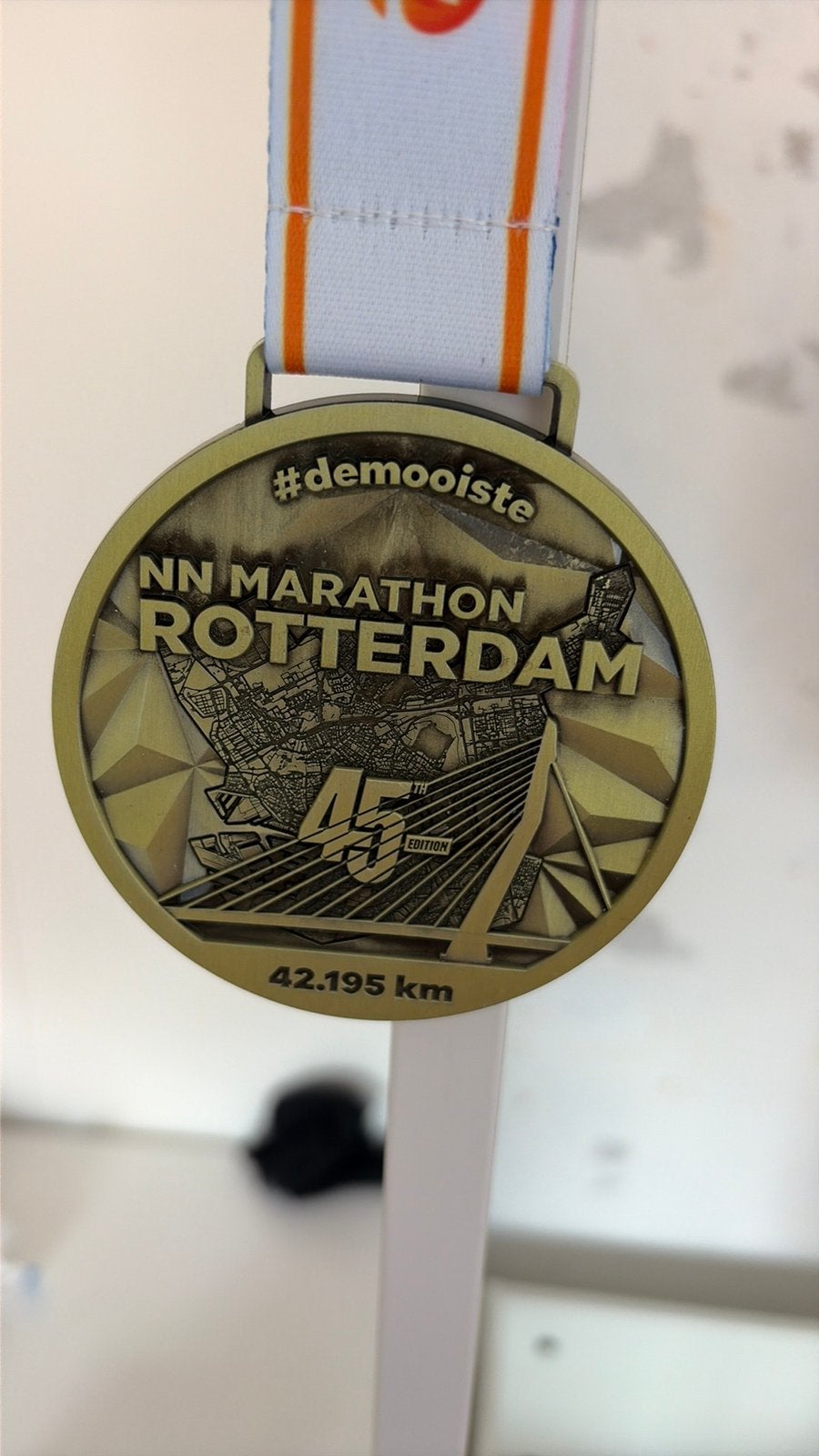 medaille marathon Rotterdam 2026, Ophalen of Verzenden, Overige materialen