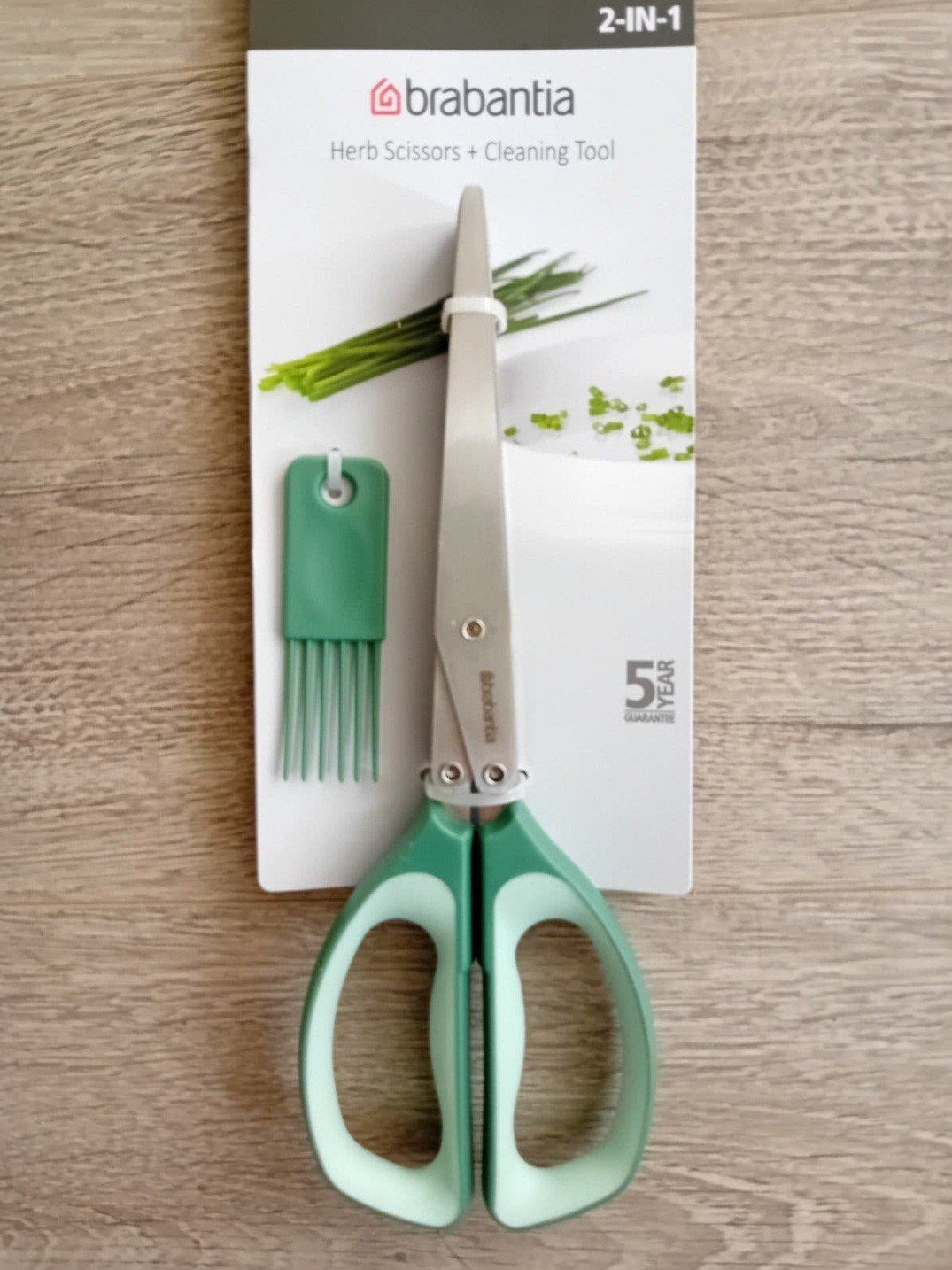 Brabantia 2-in1 Kruidenschaar RVS/Kunststof. Nieuw!, Ophalen, Nieuw