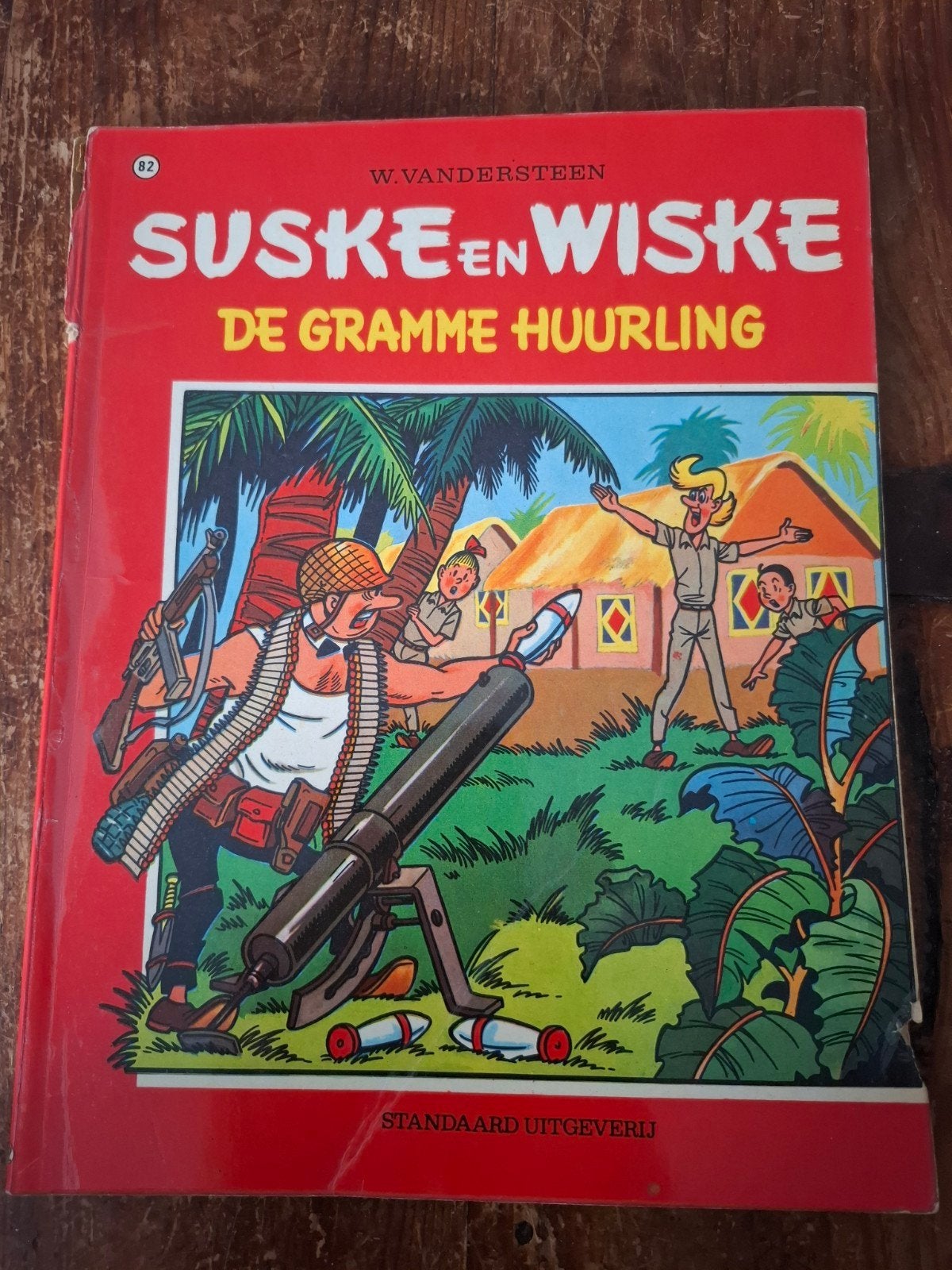 Suske en Wiske - De Gramme Huurling nr. 82 ( 1e druk ), Gelezen, Willy Vandersteen, Eén stripboek, Ophalen of Verzenden