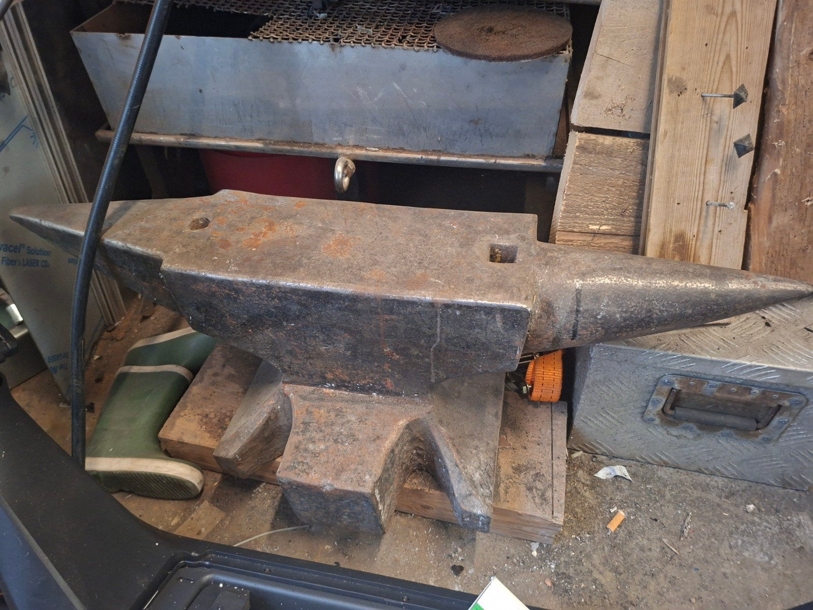 Zwaar aambeeld - 170 kg, Ophalen, Gebruikt, Overige typen