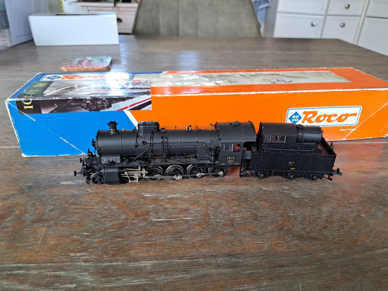 Roco stoomloc C5/6 met tender. No. 43201 - Gottard, Ophalen of Verzenden, Zo goed als nieuw, Roco, Analoog