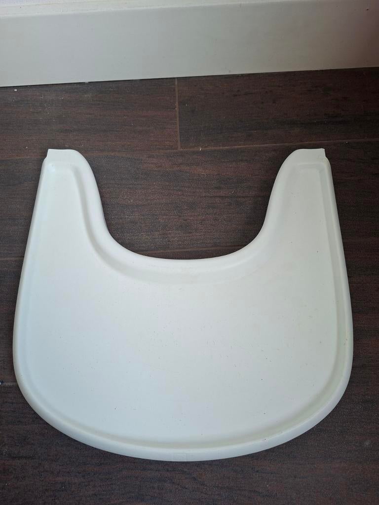 Stokke tafelblad wit voor de tripp trapp kinderstoel, Ophalen of Verzenden, Gebruikt, Meegroeistoel