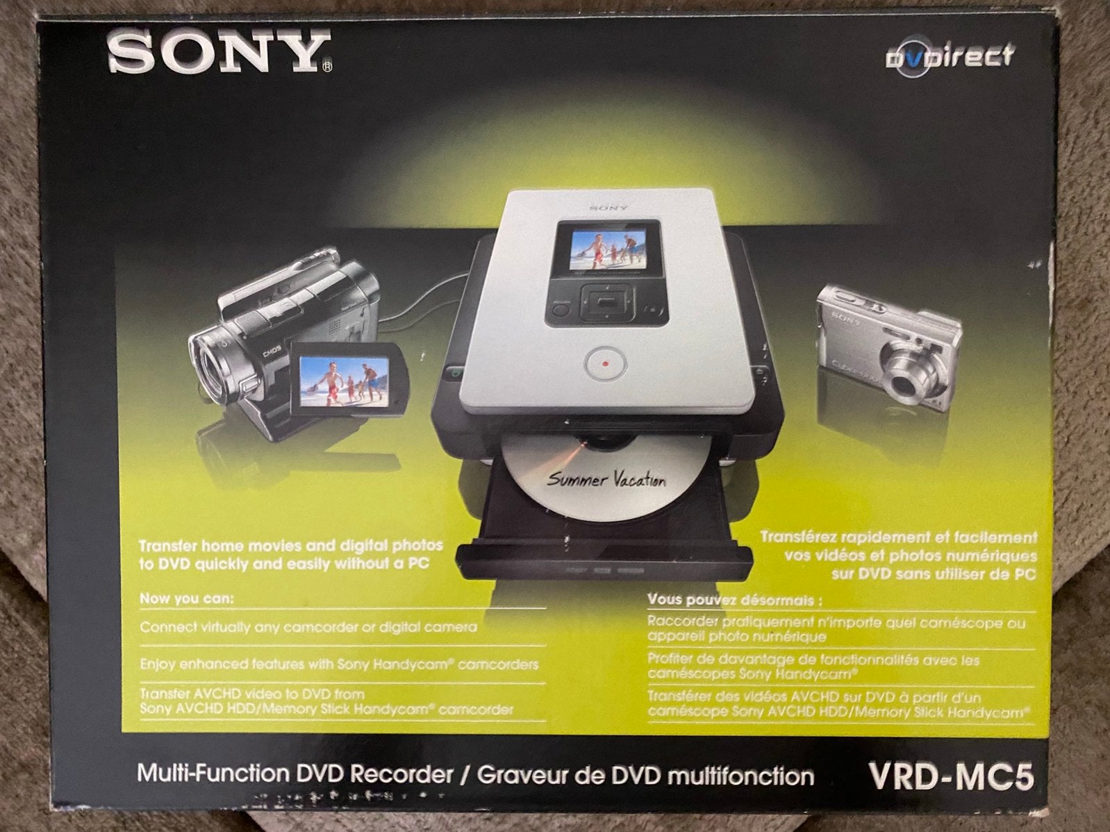 Sony Multi function DVD brander, Audio, Tv en Foto, Ophalen of Verzenden, Zo goed als nieuw, Sony