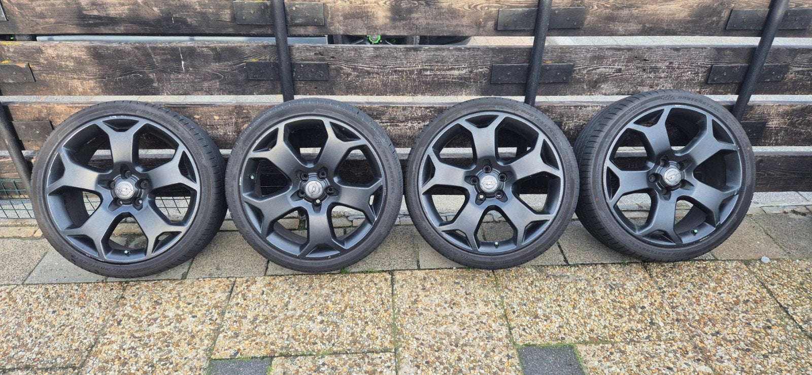 opel snowflake velgen 19inch steek 5x110, Gebruikt, 235 mm, Zomerbanden, Ophalen