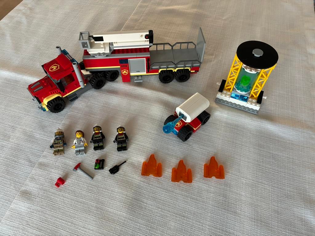 Lego 60282 Fire Commando Unit, Compleet, Lego, Ophalen of Verzenden, Complete set