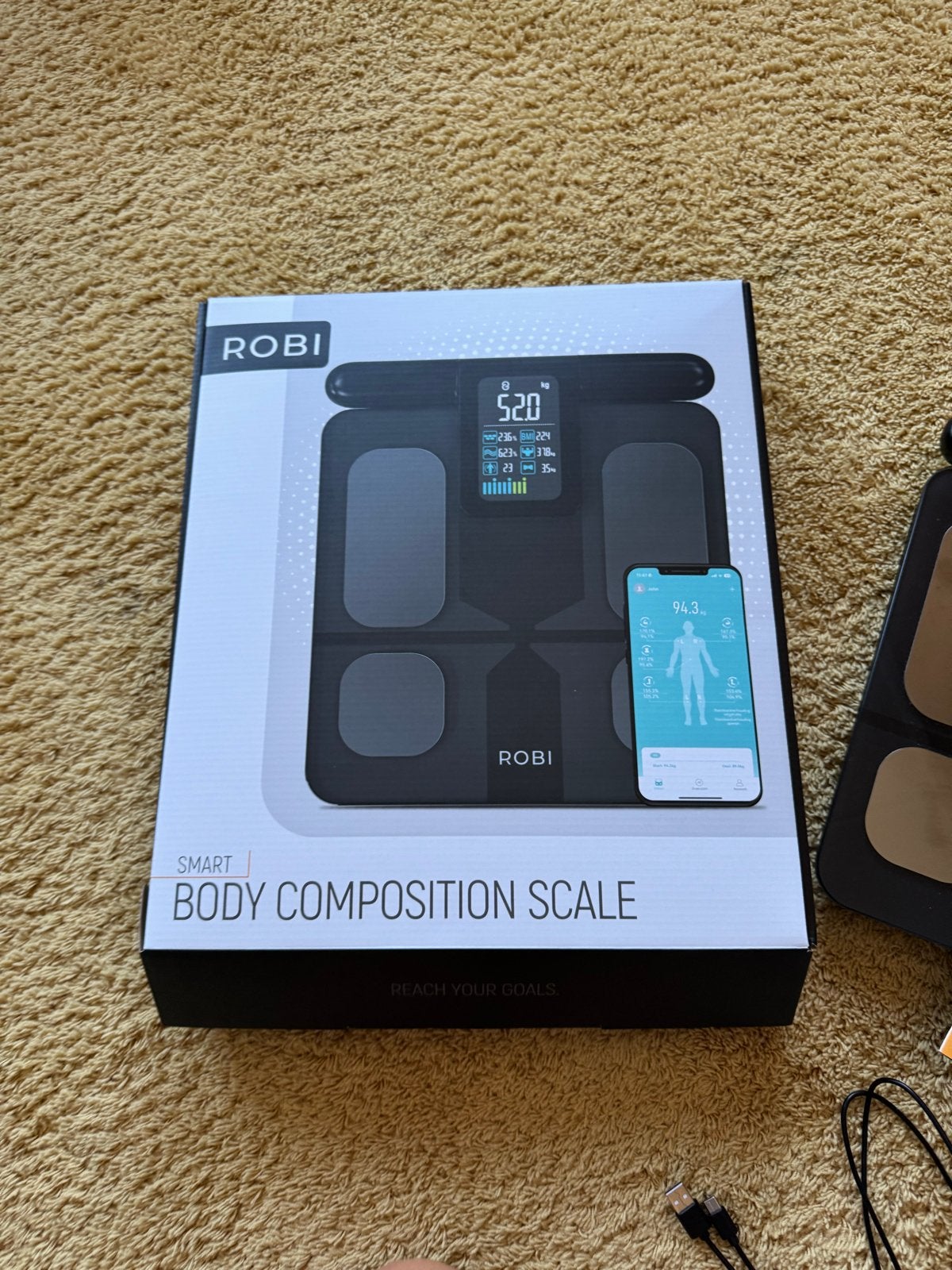 ROBI S15 Smart Personenweegschaal - Nieuw in doos, Witgoed en Apparatuur, Weegschalen, Nieuw, 100 kg of meer, Ophalen of Verzenden