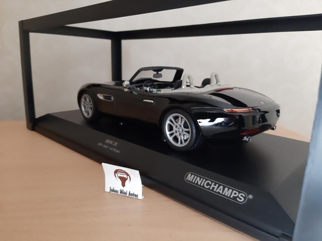 BMW Z8 Roadster uit 2000 in Zwart van Minichamps 1:18, Hobby en Vrije tijd, Modelauto's | 1:18, Minichamps, Auto, Nieuw, Ophalen of Verzenden