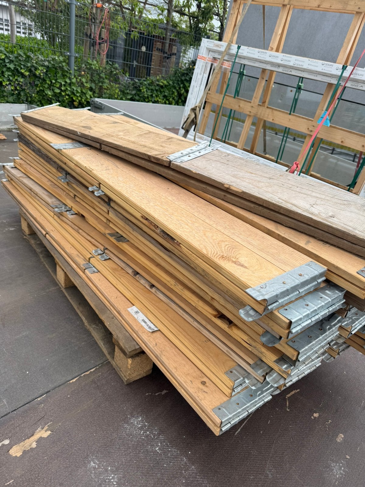 Palletranden 80x120 en 100x120, Ophalen of Verzenden, Overige houtsoorten, Minder dan 200 cm