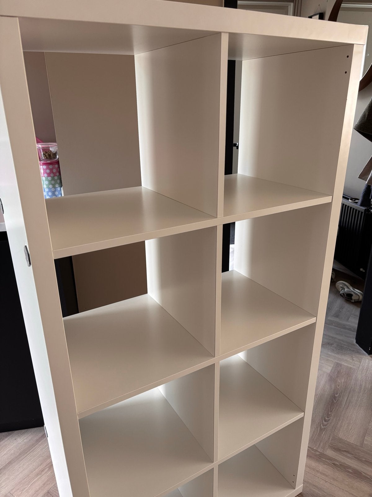 Gereserveerd IKEA Kallax open kast wit 77x147 cm, Ophalen, Gebruikt, 100 tot 150 cm, 50 tot 100 cm