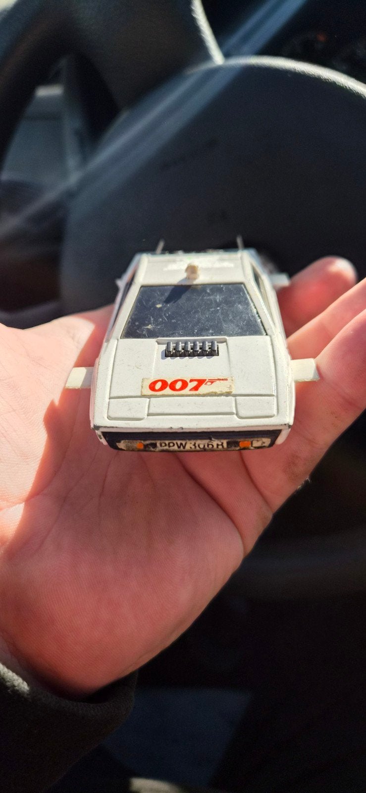 Corgi 007 Lotus Esprit - Mist een wieltje, Ophalen, Gebruikt, Auto