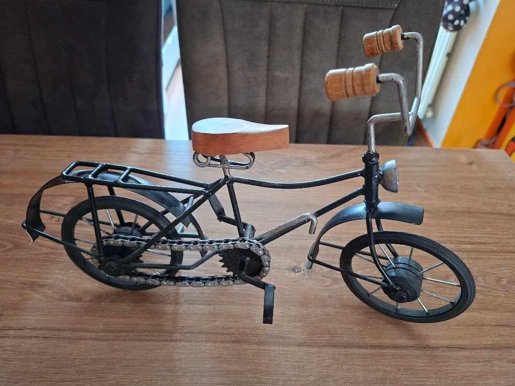 TE KOOP: 3 decoratie fietsjes (zwart, goud en wit) !!!, Ophalen of Verzenden, Zo goed als nieuw