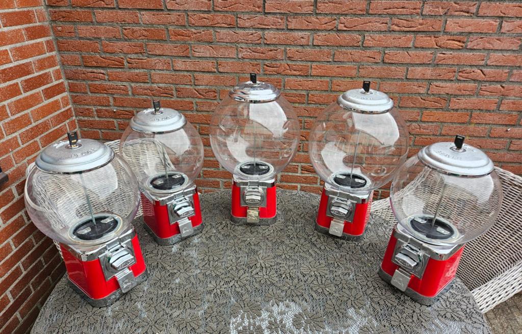 FIFTIES SIXTIES BEAVER CAPSULE / KAUWGOMBALLEN AUTOMATEN, Verzamelen, Automaten | Overige, Ophalen, Zo goed als nieuw