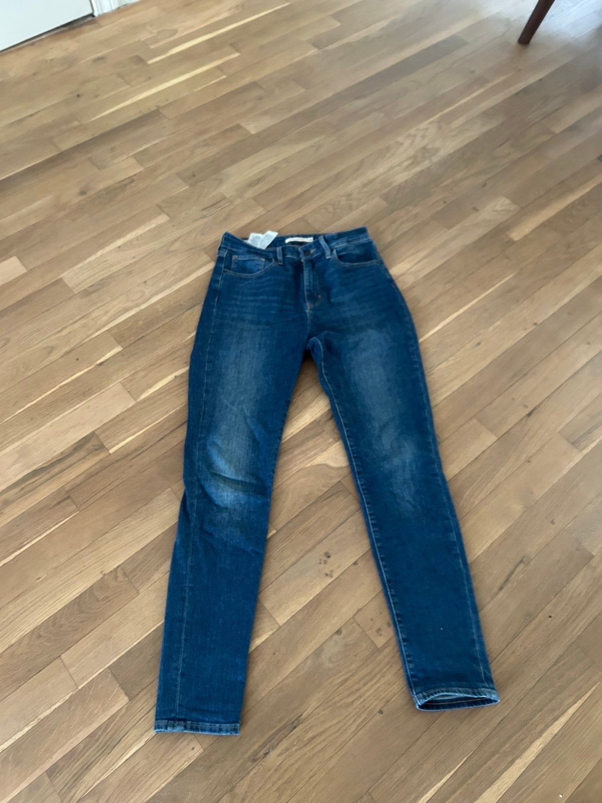 Levi’s  Skinny jeans mt 28., Ophalen of Verzenden, Zo goed als nieuw, Blauw, W28 - W29 (confectie 36)