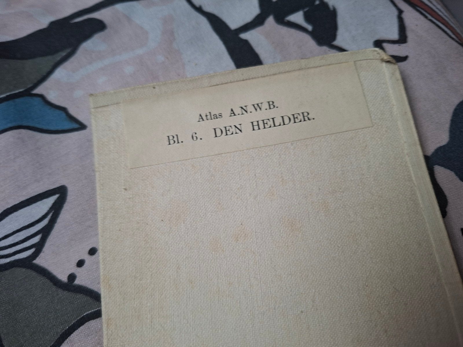 Atlas A.N.W.B. Bl. 6. Den Helder, Gelezen, Overige atlassen, Ophalen of Verzenden, 1800 tot 2000
