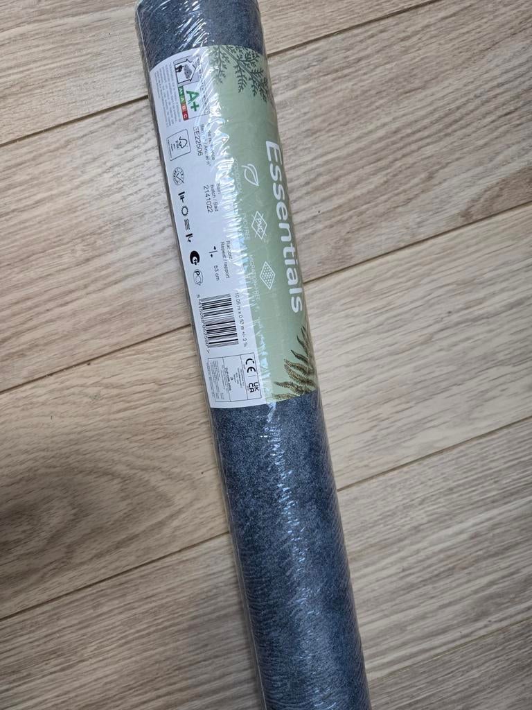 Behangrol 10 meter - Ideaal voor accentmuur, Ophalen, Minder dan 10 m², Grijs, Modern