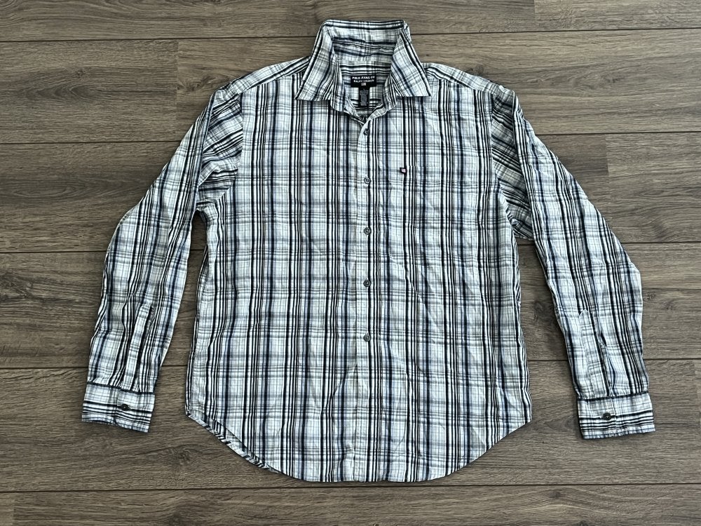 Polo Jeans Ralph Lauren vintage heren overhemd maat L, Meerkleurig, Ophalen of Verzenden, Polo Ralph Lauren, Halswijdte 41/42 (L)