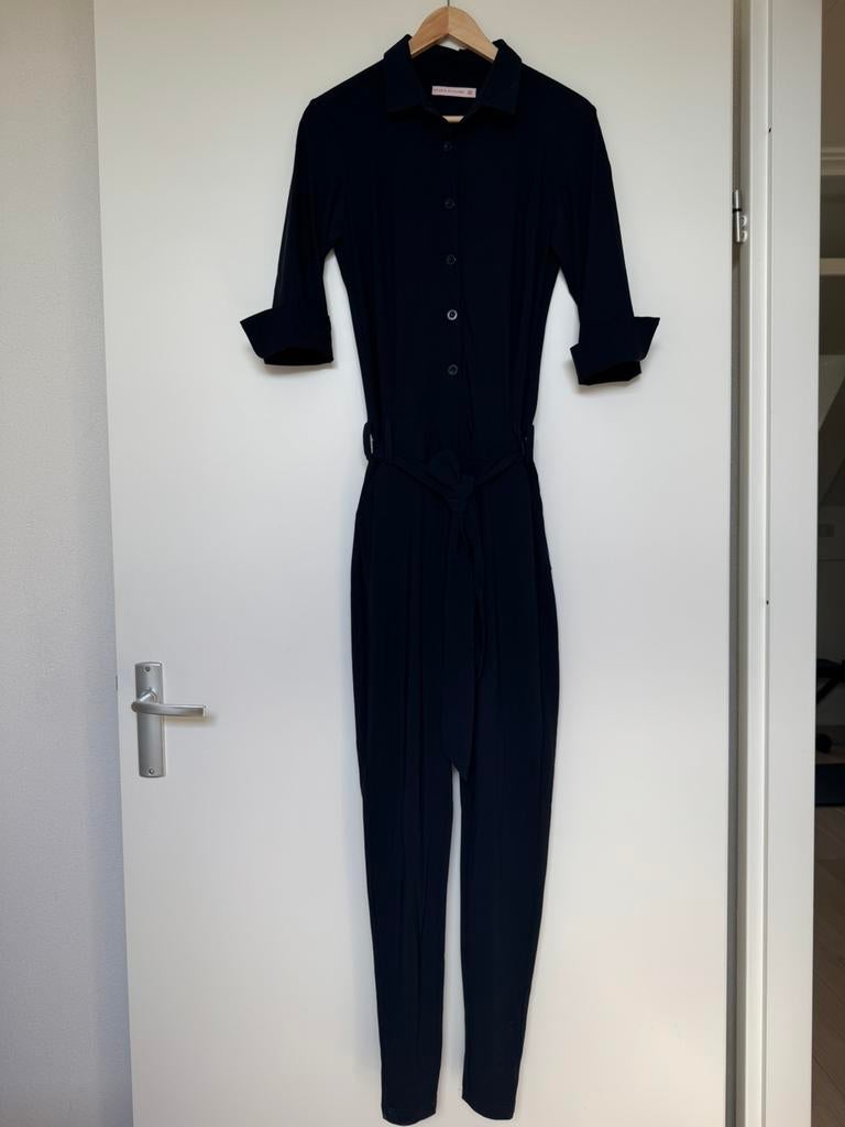 Studio Anneloes jumpsuit donkerblauw maat XS, Kleding | Dames, Jumpsuits, Ophalen of Verzenden, Zo goed als nieuw, Maat 34 (XS) of kleiner