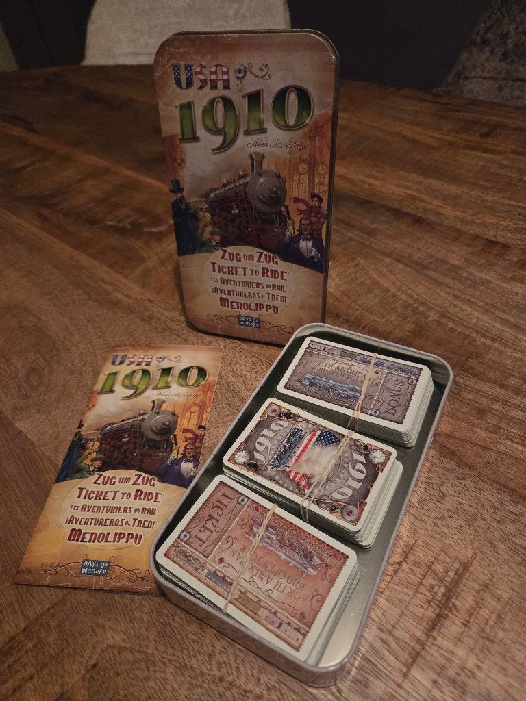 Ticket to ride uitbereiding Usa blik, Een of twee spelers, Ophalen of Verzenden, Zo goed als nieuw, Days of Wonder