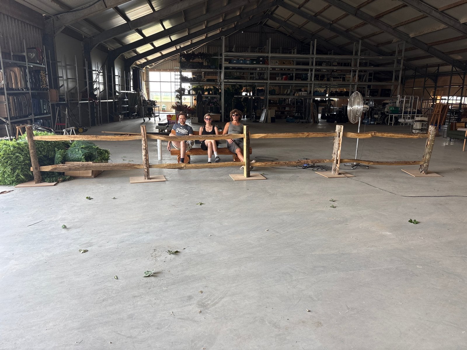 Rustiek houten hekwerk - Ideaal voor evenementen, Ophalen, Gebruikt, Hout, Tuinhek