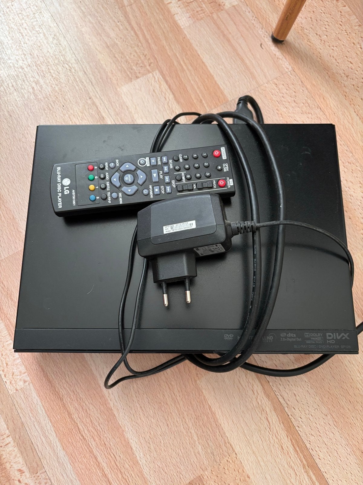 LG Blu-ray Disc Speler met Afstandsbediening, Audio, Tv en Foto, Ophalen of Verzenden, Gebruikt, LG