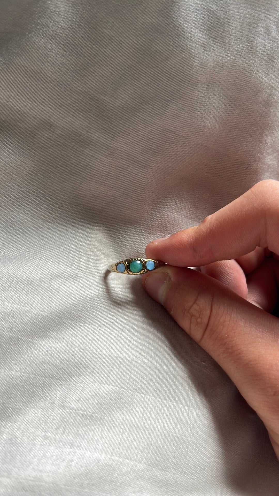 Goude ring, Sieraden, Tassen en Uiterlijk, Ophalen of Verzenden, Zo goed als nieuw, Goud, Dame