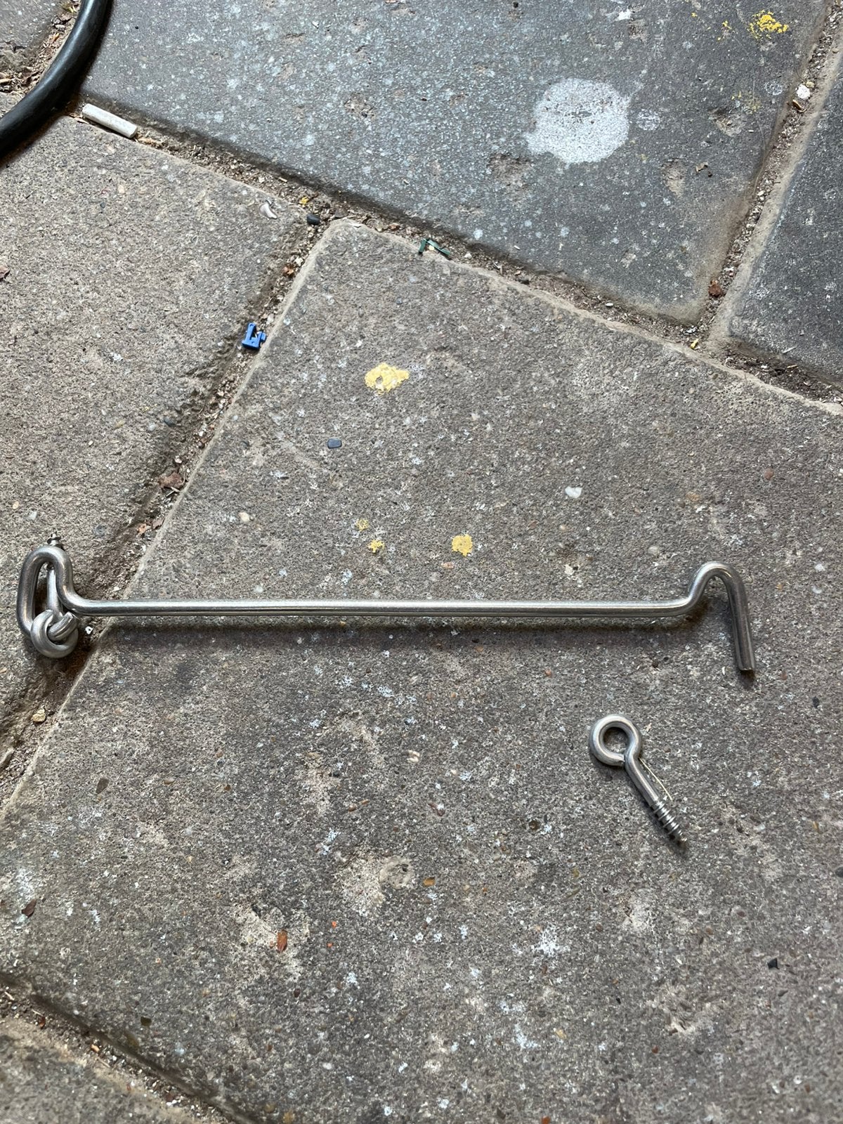 Windhaken rammelvrij  250mm, Doe-het-zelf en Verbouw, Ophalen of Verzenden, Zo goed als nieuw, Rvs