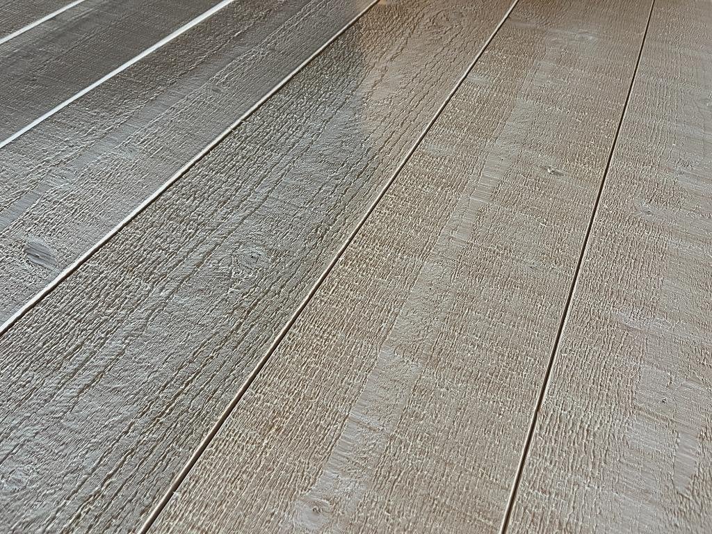 Vuren planken wit behandeld , fijnbezaagd 17x160, AANBIEDING, Ophalen of Verzenden, 75 m² of meer, Wit
