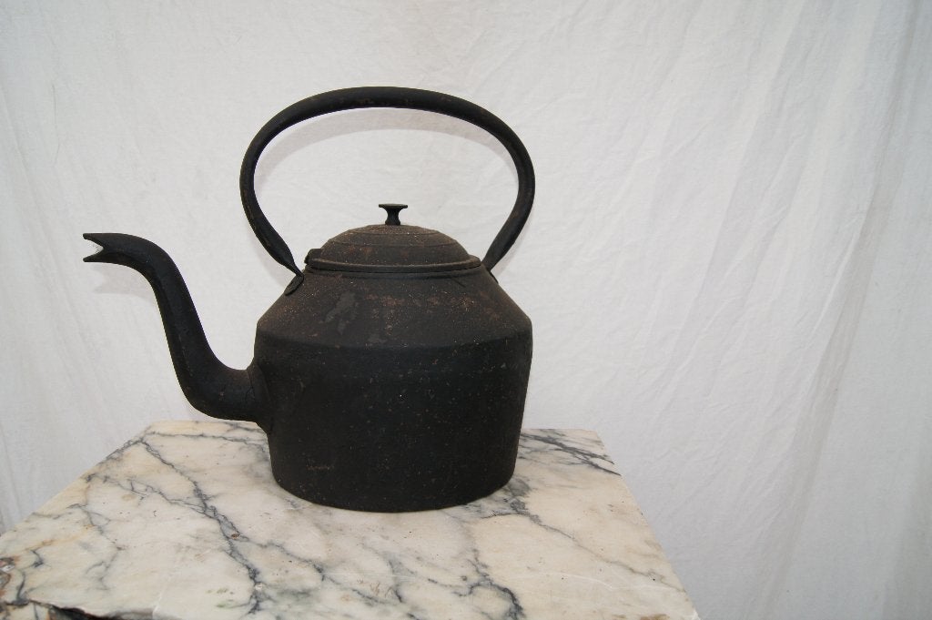 Antieke gietijzeren theepot / ketel, Ophalen of Verzenden