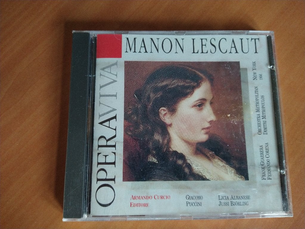 CD Puccini - Manon Lescaut, Cd's en Dvd's, Cd's | Klassiek, Zo goed als nieuw, Opera of Operette, Barok, Ophalen of Verzenden