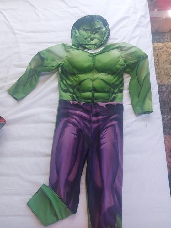 Verkleedpak Hulk, Ophalen, Gebruikt, 110 t/m 116, Jongen of Meisje