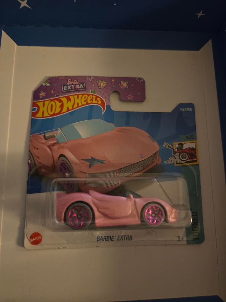 Hot Wheels Barbie Extra Roze Auto - Nieuw in Verpakking, Ophalen of Verzenden, Nieuw