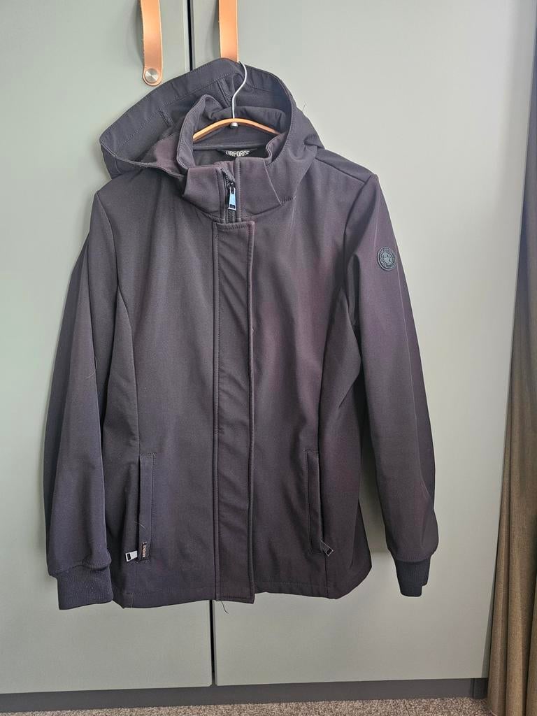 Dames Airforce Softshell Jas Maat M, Maat 38/40 (M), Airforce, Zwart, Ophalen of Verzenden