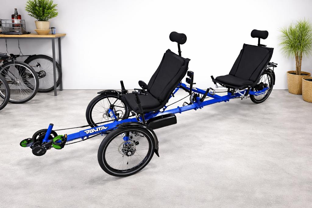 E Tandem trike volledig aluminium: 30 KG niet E, Ophalen, Gebruikt, 15 tot 20 versnellingen, 49 tot 53 cm