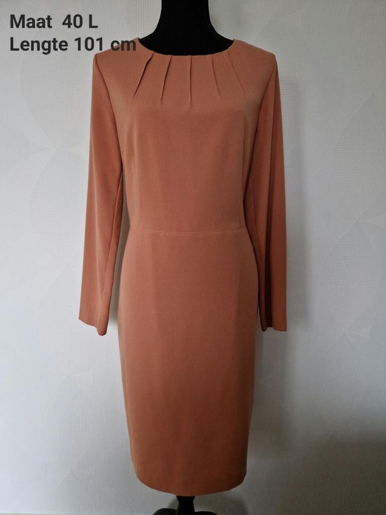College classic jurk zalmroze zalm maat L 40, Kleding | Dames, Jurken, Maat 38/40 (M), Ophalen of Verzenden, Zo goed als nieuw