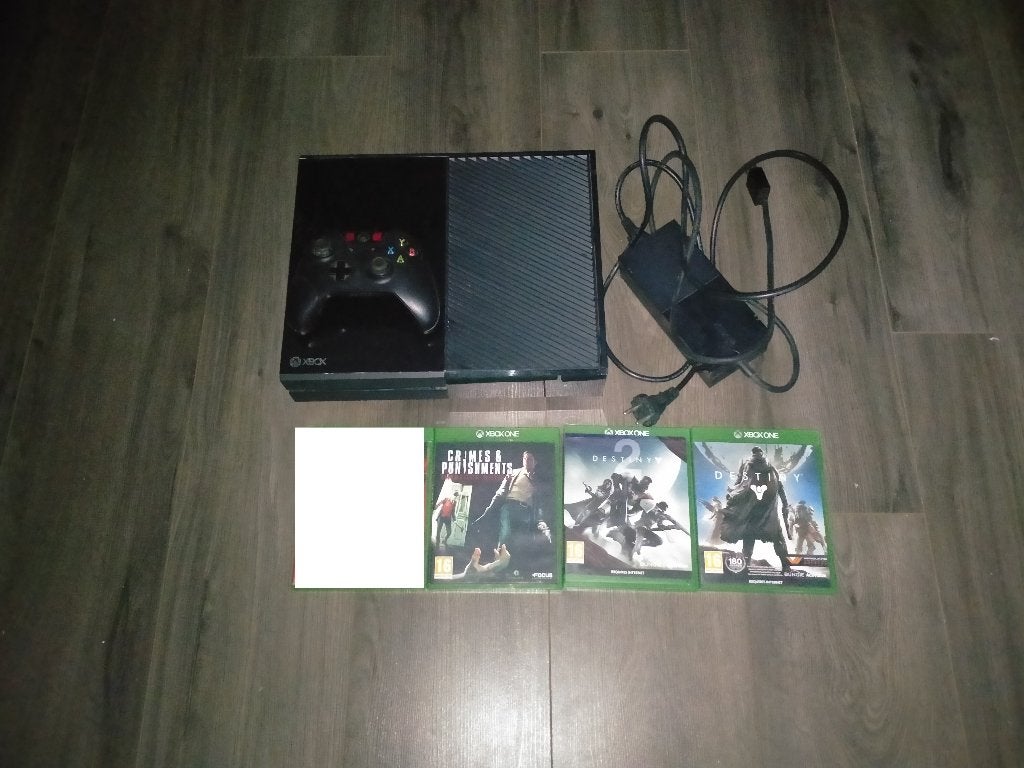 xbox one met logitech g920 racestuur en games xboxone, Ophalen, Xbox One, Zo goed als nieuw, Met 1 controller