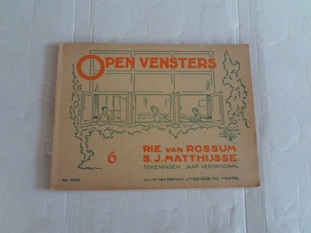 3x open vensters - rie van rossum - s.j. mattijsse, Boeken, Ophalen of Verzenden, Gelezen, Overige niveaus