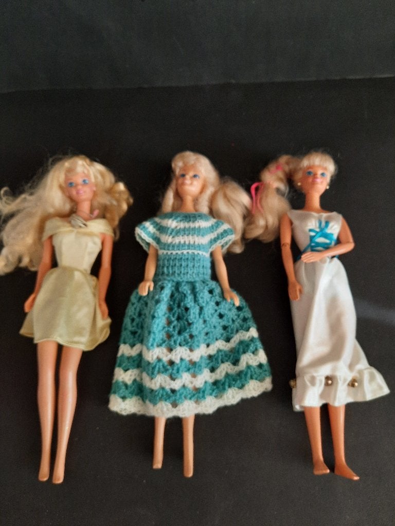 Vintage Barbiepoppen (1966) en diverse poppen, Gebruikt, Onbekend, Ophalen of Verzenden, Mattel