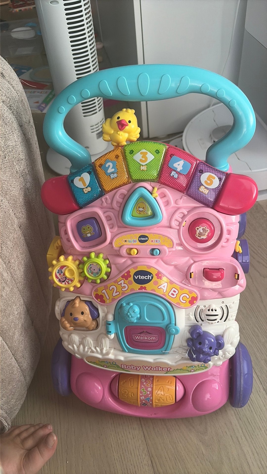 Vtech loopwagen, Ophalen, Zo goed als nieuw, 6 maanden tot 2 jaar