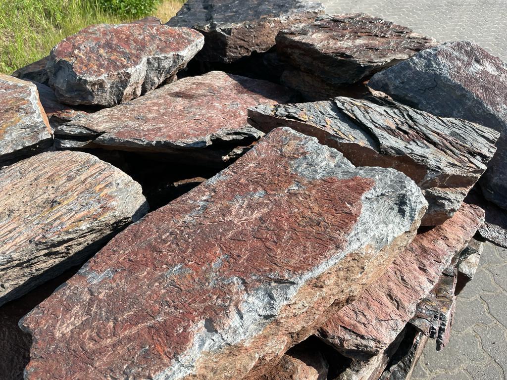 Mystic Stapelblokken Natuursteen Muurstenen, Nieuw, Kei, Leisteen, Antraciet