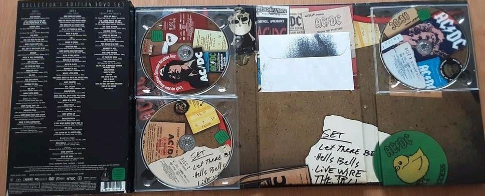 3 dvd box ac/dc Plug me in, Deluxe collectors edition set, Cd's en Dvd's, Ophalen of Verzenden