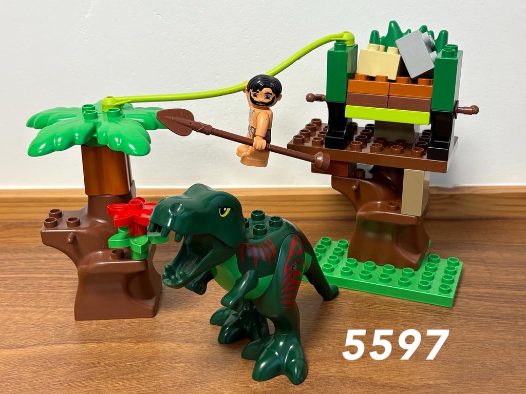 Duplo dinosaurus T-Rex 5597 (compleet) 1, Kinderen en Baby's, Speelgoed | Duplo en Lego, Ophalen of Verzenden, Zo goed als nieuw