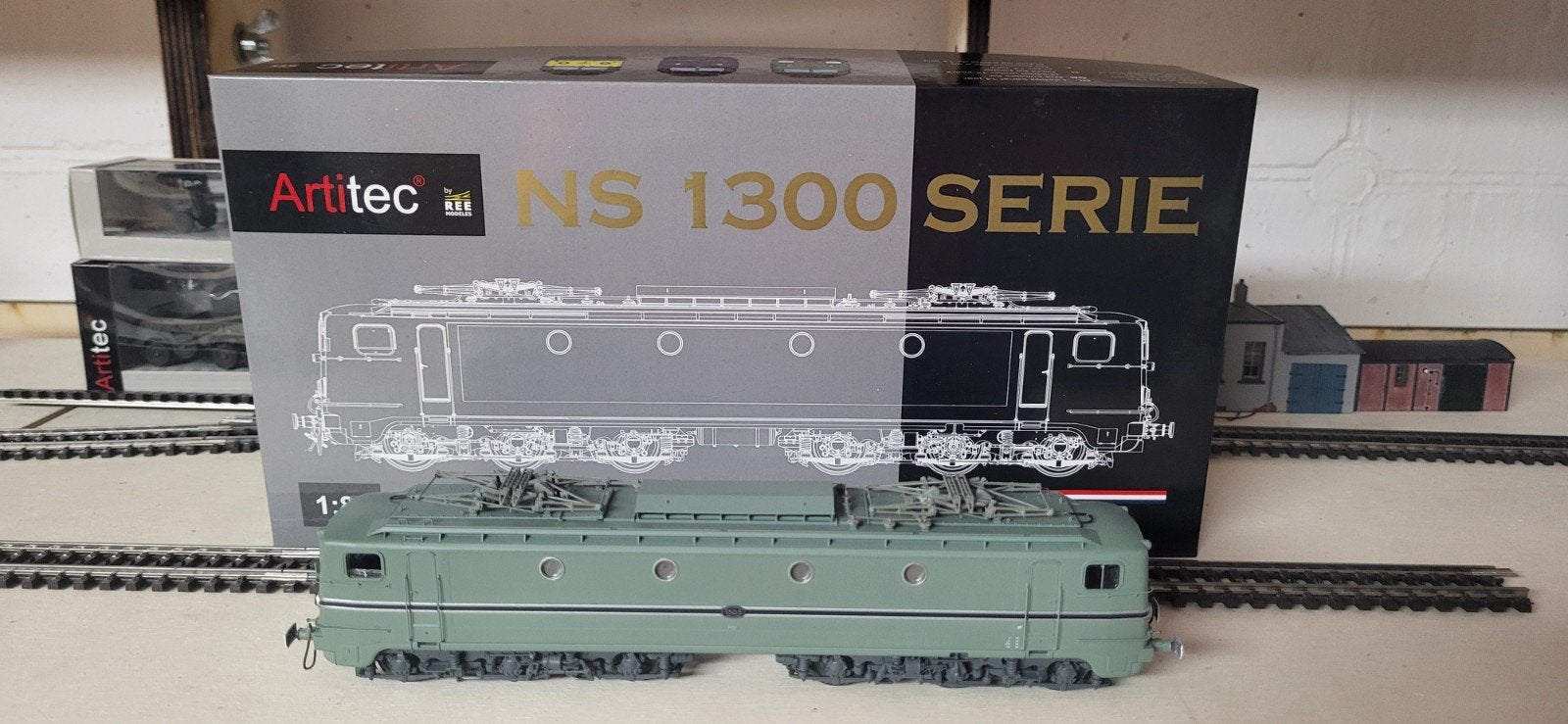 Artitec HO 23.370.01 NS 1306 turquoise AC Loksound III, Overige merken, Wisselstroom, Locomotief, Nieuw