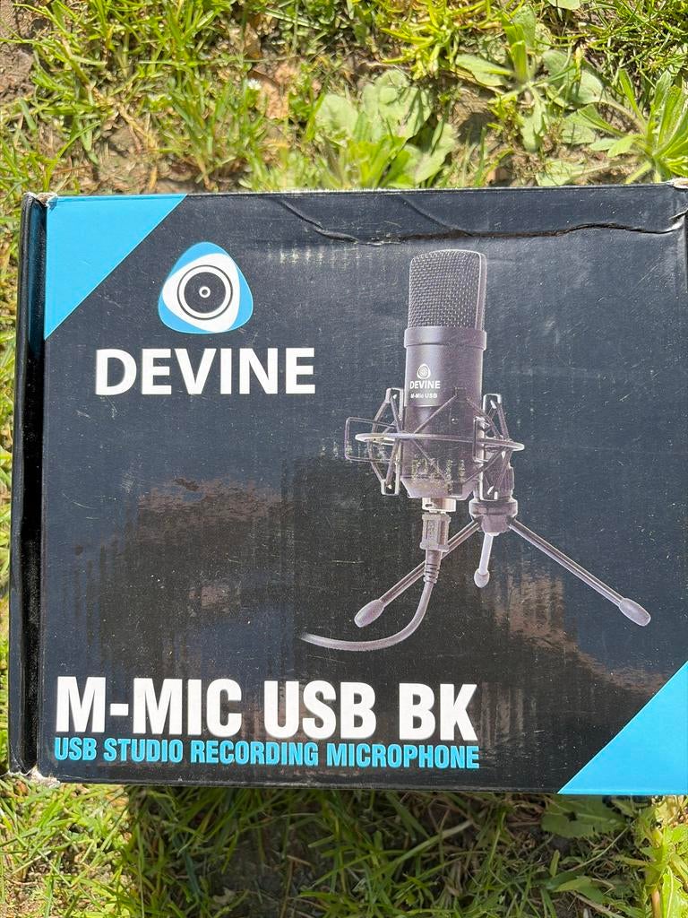 Devine M-Mic USB BK Studio Microfoon, Ophalen of Verzenden, Nieuw, Studiomicrofoon