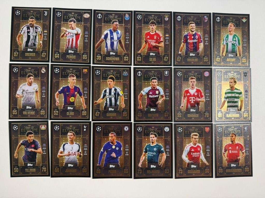 27 Kings Of Europe kaarten van Match Attax Extra 2025-26, Ophalen of Verzenden, Nieuw, Buitenlandse clubs, Poster, Plaatje of Sticker