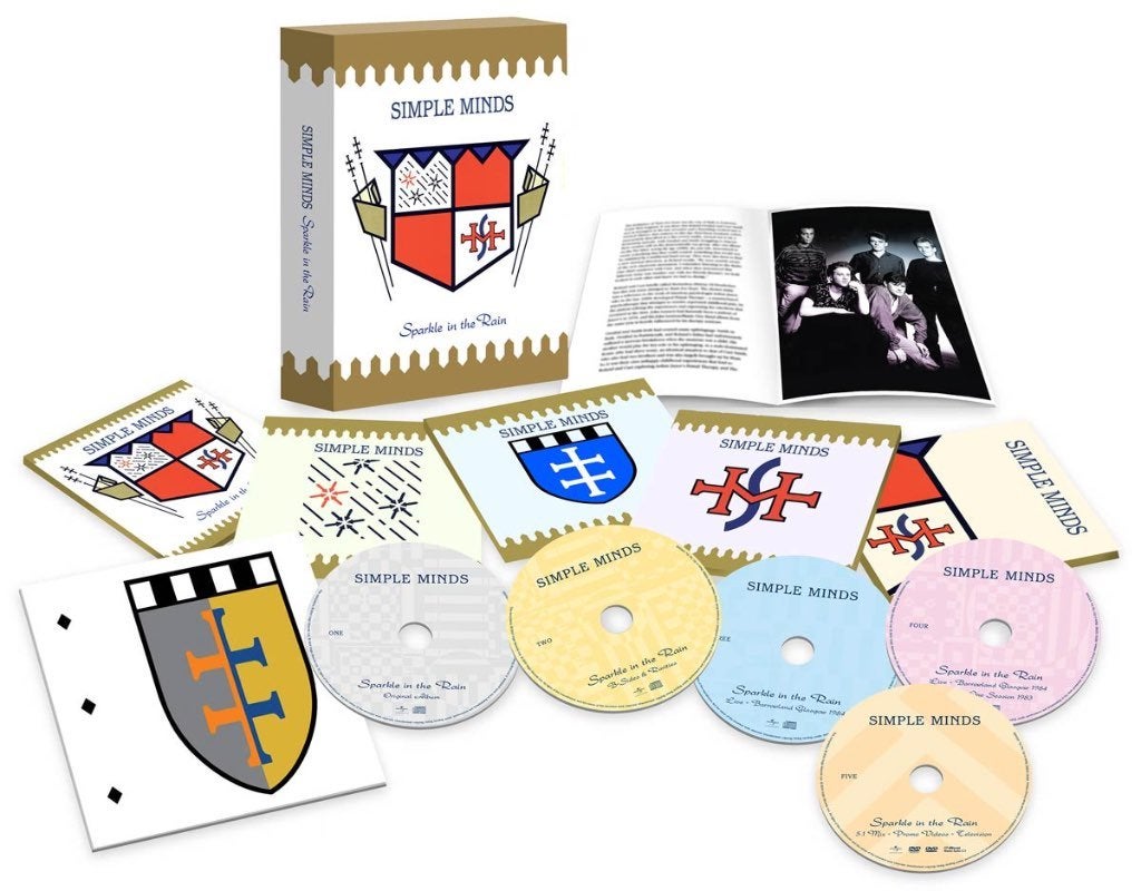 4Cd+Dvd Box Simple Minds Sparkle In The Rain incl Live NIEUW, Boxset, Pop, Nieuw in verpakking, Inclusief DVD