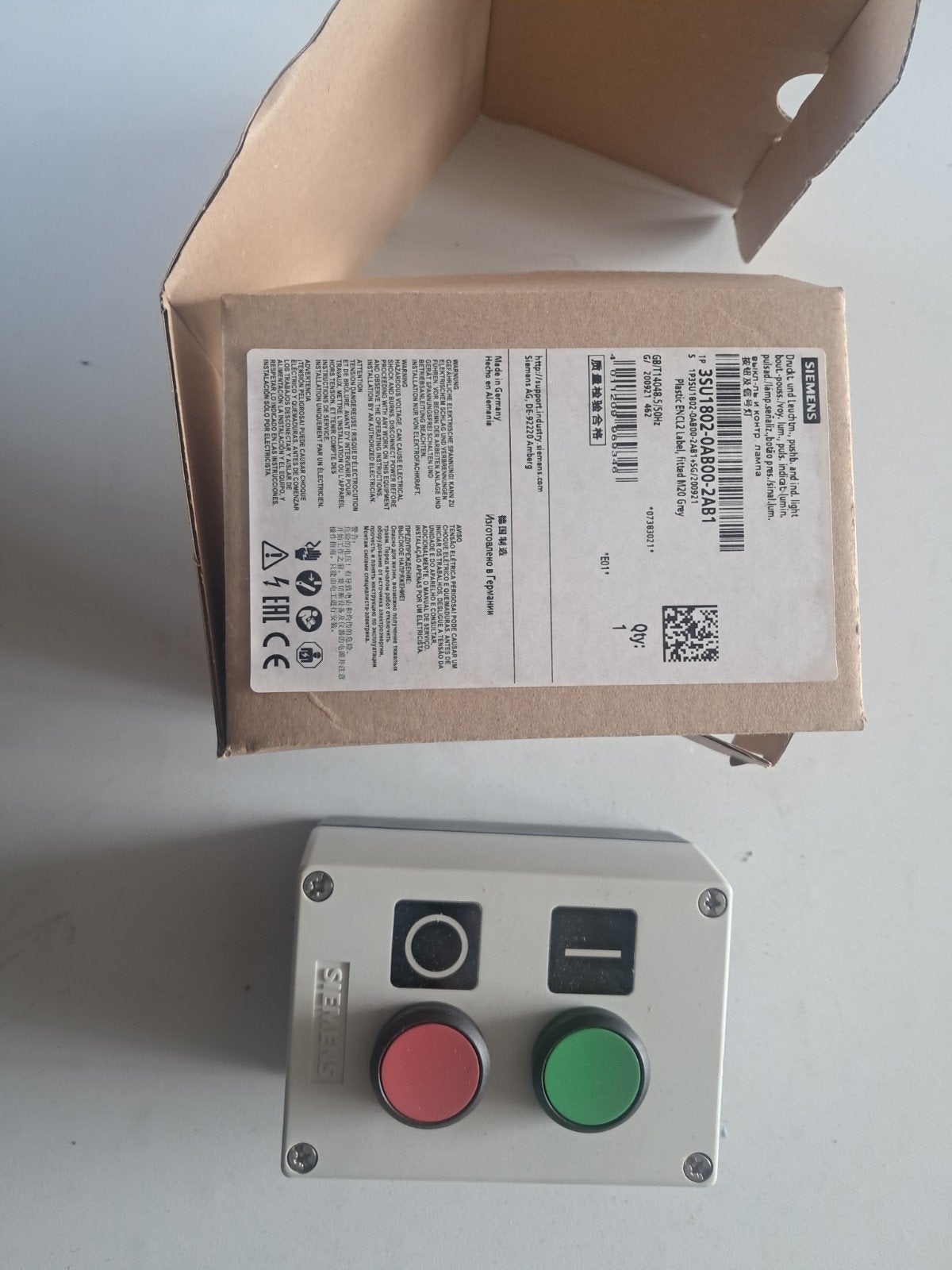 Siemens SIRIUS ACT 3SU1802-0DB00-2AB1 Bedieningskast, Ophalen of Verzenden